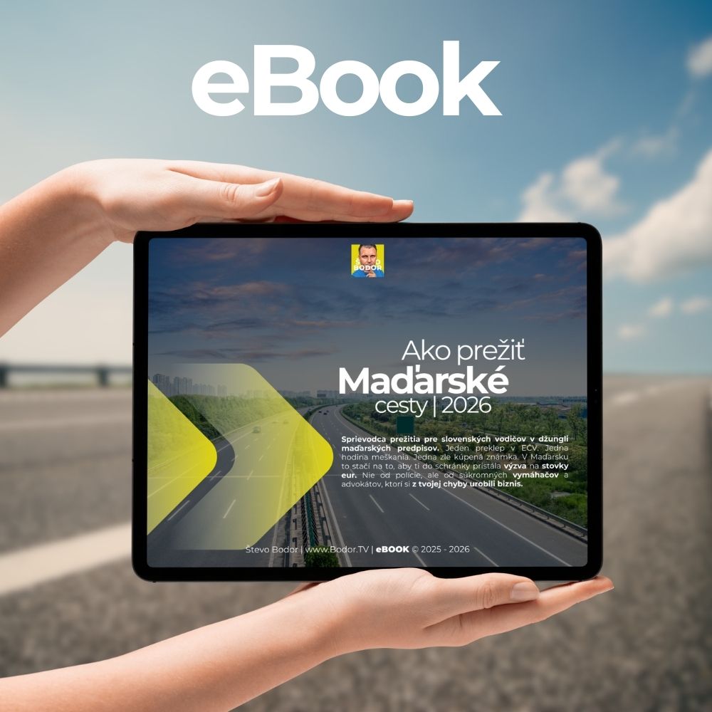eBOOK Návod: Pokuta z Maďarska - zaplaťte ju bez poplatku advokátovi + IBAN